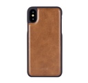 DEVIA Funda tipo libro 'MAGIC' iPhone X Marron