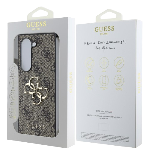 GUESS FUNDA 4G CHARM SAMSUNG GALAXY Z FOLD 5 GRIS (copia)