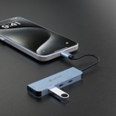 DEVIA HUB 4 EN 1 TIPO C USBx2/ PD 100W/ USB TIPO C GRIS