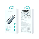 DEVIA HUB 4 EN 1 TIPO C USBx2/ PD 100W/ USB TIPO C GRIS