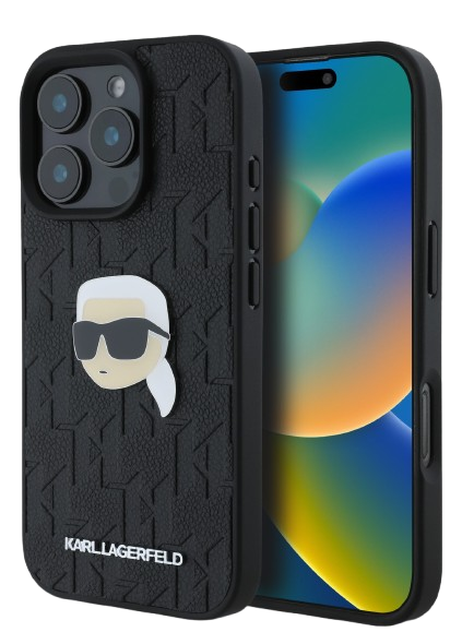 KARL LAGERFELD CARCASA KARL IPHONE 16 PRO NEGRO