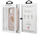 GUESS carcasa METAL LOGO iphone 13 ROSA