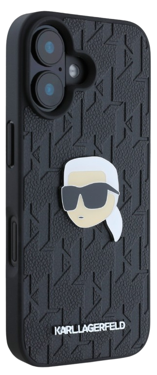 KARL LAGERFELD CARCASA KARL PIN IPHONE 16 PLUS NEGRO