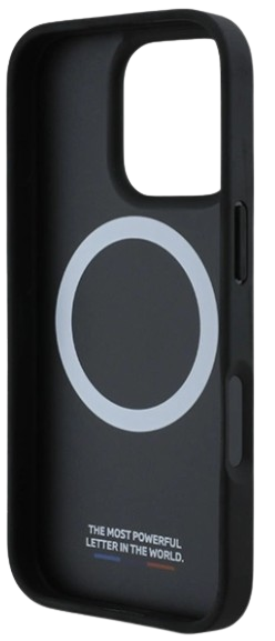 BMW CARCASA MAGSAFE CARBON TRICOLOR IPHONE 16 PRO NEGRO