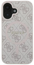 GUESS CARCASA MAGSAFE RING CLASSIC LOGO IPHONE 16 PLUS ROSA