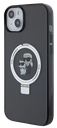 KARL LAGERFELD CARCASA MAGSAFE RINGSTAND KC IPHONE 16 PLUS NEGRO