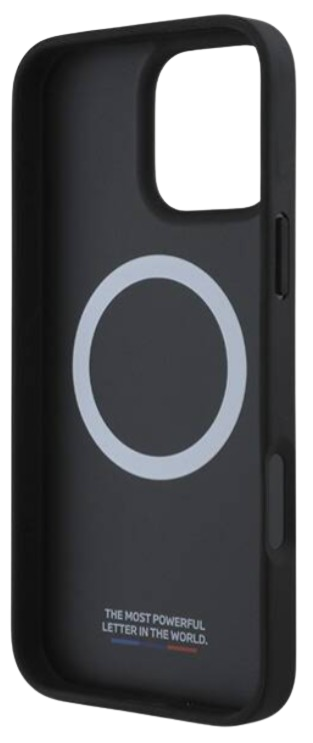 BMW CARCASA MAGSAFE MESH TRICOLOR IPHONE 16 PRO MAX NEGRO