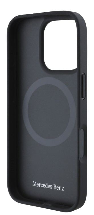 MERCEDES BENZ CARCASA MAGSAFE WOOD IPHONE 16 PRO NEGRO