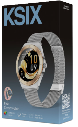 KSIX SMARTWATCH LYA PLATA