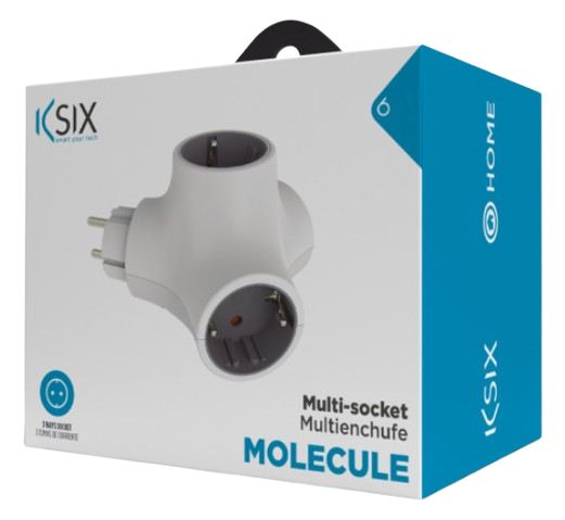 KSIX MULTIENCHUFE 3 TOMAS BLANCO