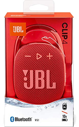 JBL ALTAVOZ BLUETOOTH CLIP4 ROJO