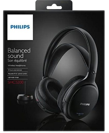 PHILIPS AURICULARES BLUETOOTH CON RADIOFRECUENCIA NEGRO