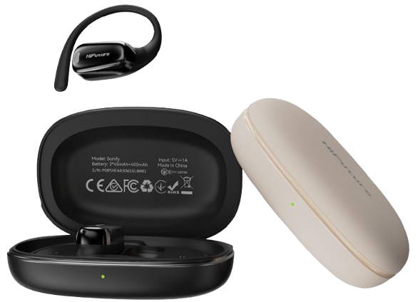 HIFUTURE AURICULAR TWS SONIFY NEGRO