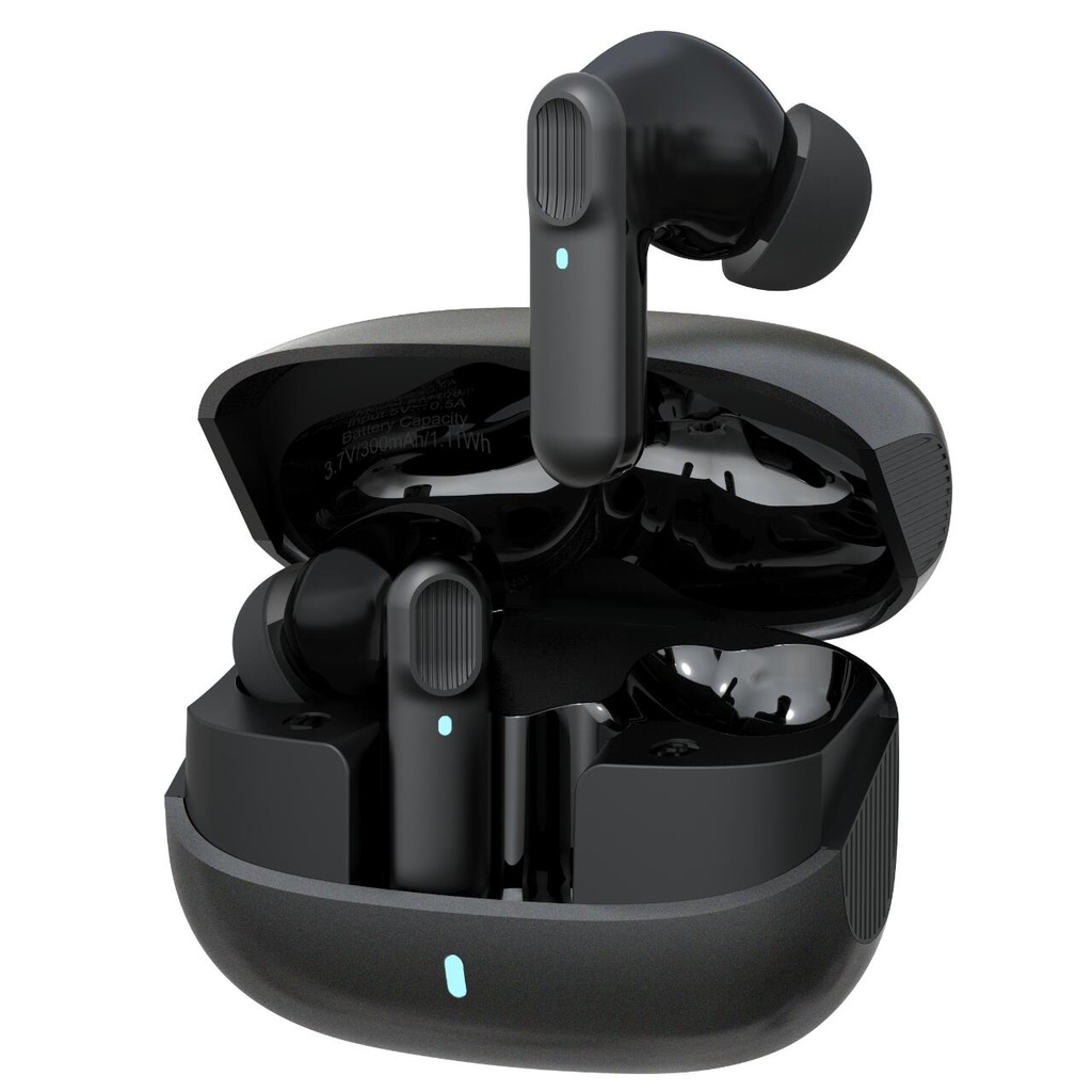 DEVIA AURICULAR BLUETOOTH ANC TWS PRO1 NEGRO