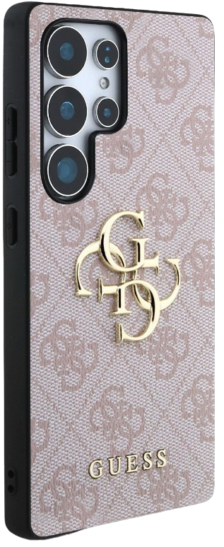 GUESS CARCASA 4G METAL LOGO SAMSUNG GALAXY S25 ULTRA ROSA