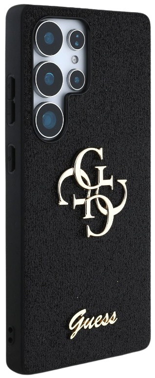 GUESS CARCASA 4G GLITTER SAMSUNG GALAXY S25 ULTRA NEGRO