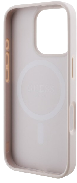 GUESS CARCASA MAGSAFE 4G PEONY IPHONE 16 PRO ROSA