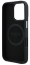 GUESS CARCASA MAGSAFE PEONY PLATE IPHONE 15 NEGRO