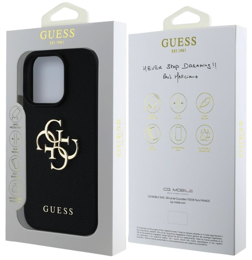 GUESS CARCASA GRAINED 4G IPHONE 15 PRO MAX