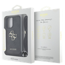 GUESS CARCASA CROSSBOY STRAP 4G IPHONE 16 NEGRO