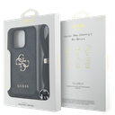 GUESS CARCASA CROSSBOY STRAP 4G IPHONE 16 PRO NEGRO