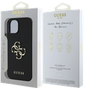 GUESS CARCASA GRAINED 4G IPHONE 13 NEGRO