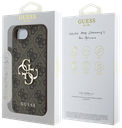 GUESS CARCASA 4G LOGO IPHONE 16e MARRON