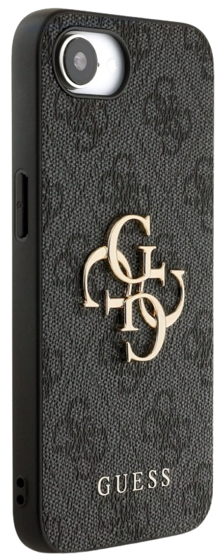 GUESS CARCASA 4G LOGO IPHONE 16e GRIS