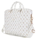 GUESS MALETIN PEONY ZIPPER PORTATILES 16" BLANCO