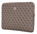 GUESS FUNDA 4G ZIPPER PORTATIL 16" MARRON