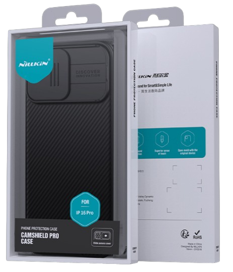 NILLKIN CARCASA CAMSHIELD IPHONE 16 PRO NEGRO