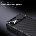 NILLKIN CARCASA CAMSHIELD IPHONE 16e NEGRO