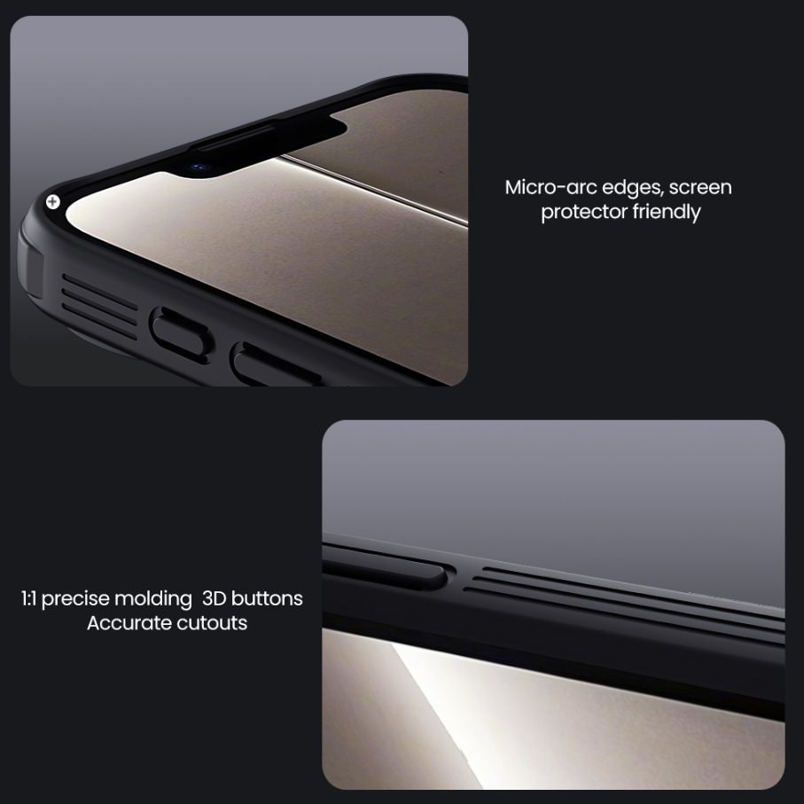 NILLKIN CARCASA CAMSHIELD IPHONE 16e NEGRO