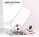 DEVIA Carcasa shockproof CRYSTAL IPhone 14 ROSA