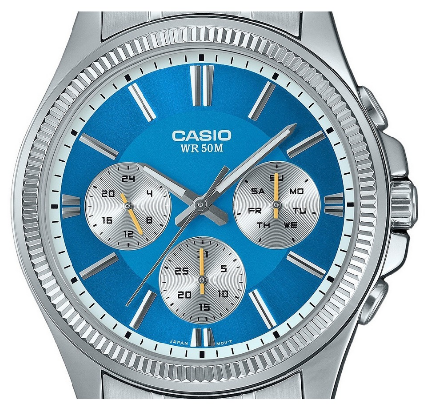 CASIO RELOJ TIMELESS COLLECTION ESFERA AZUL HIELO/ CUARZO