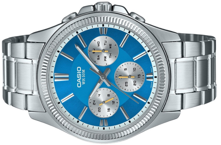 CASIO RELOJ TIMELESS COLLECTION ESFERA AZUL HIELO/ CUARZO