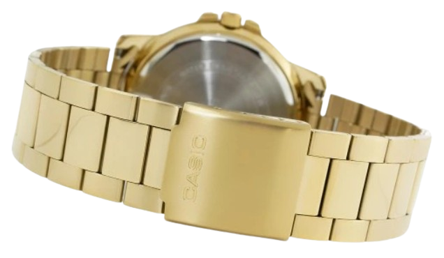 CASIO RELOJ DIVER COLLECTION MTPVD01G1BVUDF ESFERA NEGRO/DORADO