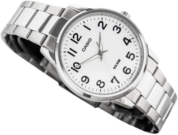 CASIO RELOJ TIMELESS COLLECTION MTP1303D7BVDF ESFERA BLANCA/CUARZO