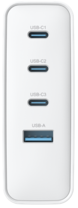 DEVIA CARGADOR EXTREME 100W 3C+A GAN