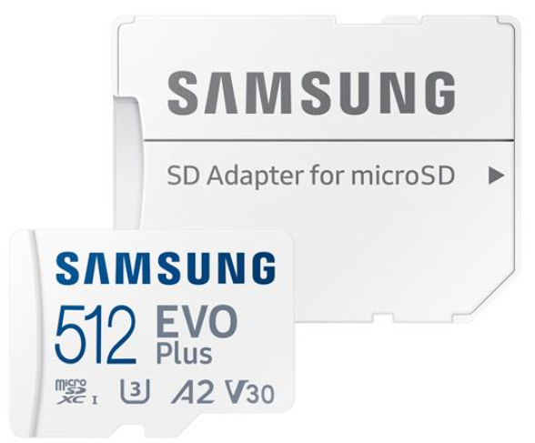 SAMSUNG TARJETA MICRO SDXC EVO PLUS 512GB 160 MBPs