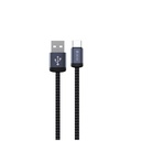 DEVIA CABLE GRACIOUS USB A - TIPO C 2A 1M NEGRO