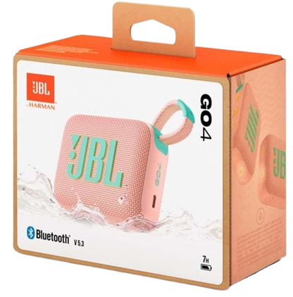 JBL ALTAVOZ BLUETOOTH GO4 ROSA