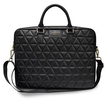 GUESS MALETIN QUILTED PORTATILES 13"-16" NEGRO