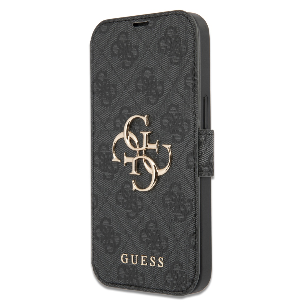 GUESS FUNDA METAL LOGO iphone 13 GRIS