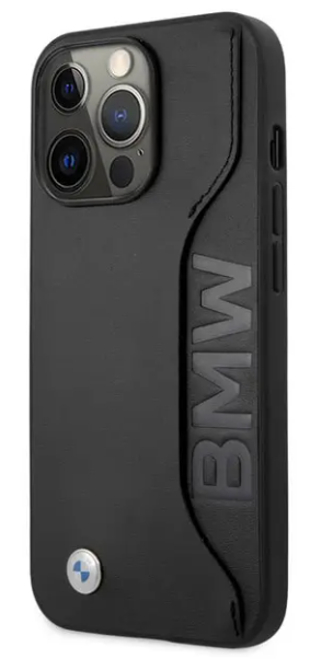 BMW CARCASA WORDMARK IPHONE 13 PRO NEGRA