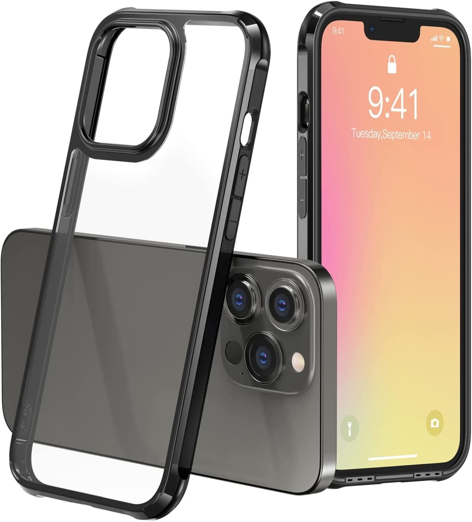 DEVIA CARCASA CRYSTAL IPHONE 14 PLUS NEGRO