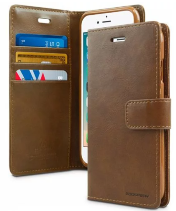 GOOSPERY funda BlueMoon IPhone 8/7/SE 2020 MARRON