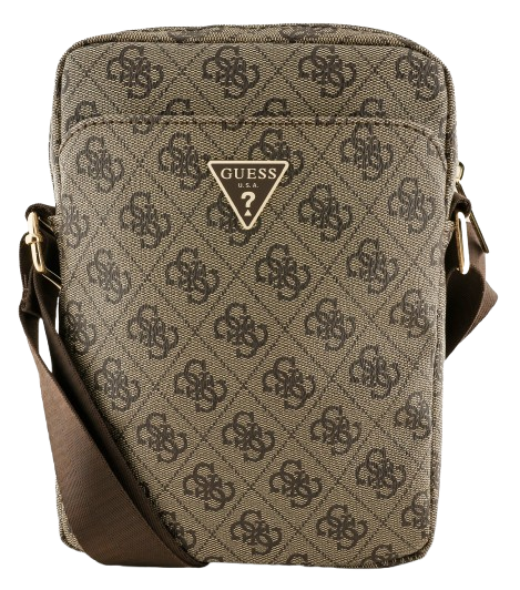 [GUTB8P4GFTSW] GUESS BANDOLERA 8" 4G TRIANGLE LOGO MARRON