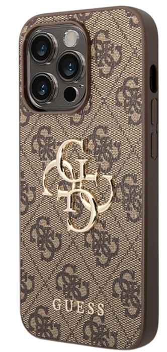 [GUHCP16X4GMGBR] GUESS CARCASA 4G BIG LOGO IPHONE 16 PRO MAX MARRON