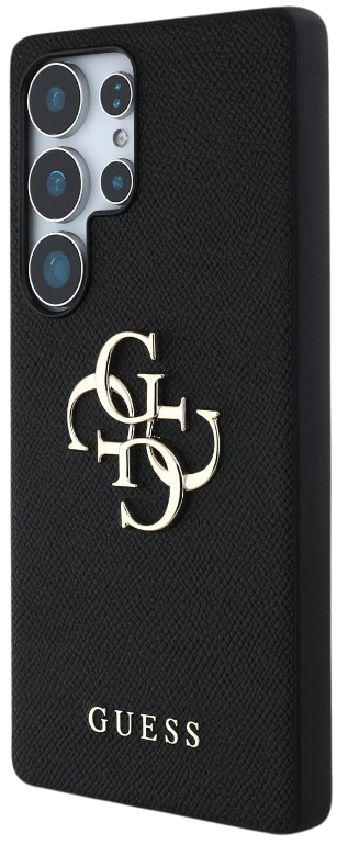 [GUHCS25LPGT4MBK] GUESS CARCASA 4G GRAINED SAMSUNG GALAXY S25 ULTRA NEGRO